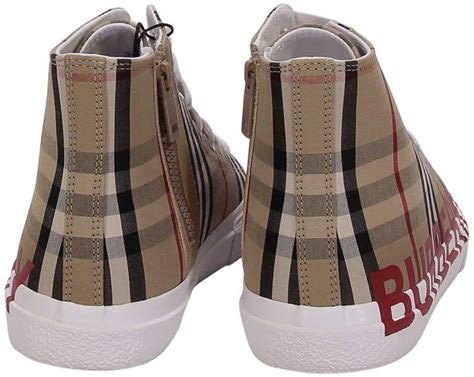 men burberry high top sneakers|Burberry chuck taylor sneakers.